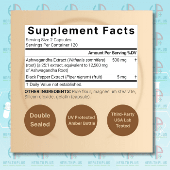 Ashwagandha with Black Pepper in BD, Ashwagandha with Black Pepper capsules in Bangladesh, Ashwagandha with Black Pepper supplements in Bangladesh, Ashwagandha with Black Pepper tablets in BD, Ashwagandha with Black Pepper Price in Bangladesh